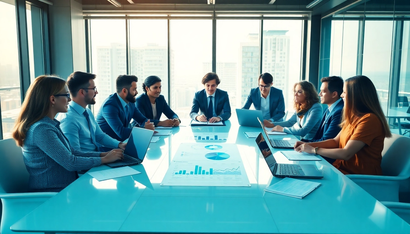 Explore vital competitive intelligence faqs in a dynamic business meeting with interactive charts.