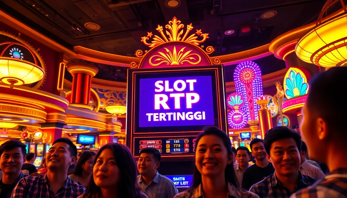 Experience the thrill of Slot RTP Tertinggi at a vibrant casino filled with excitement.