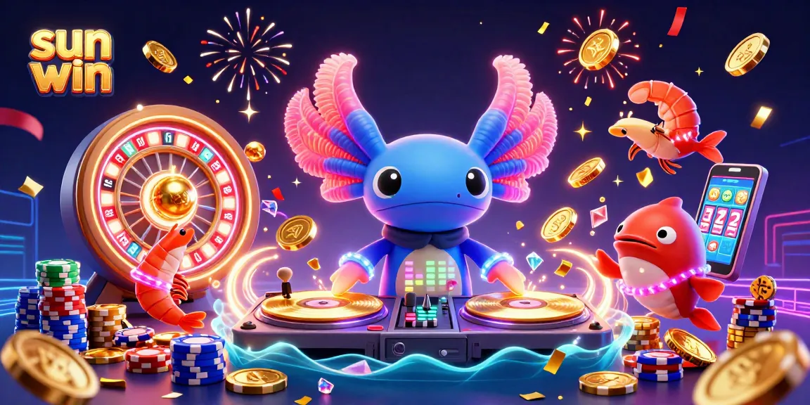 Engage with sun win through vibrant casino-style gameplay featuring animated characters and immersive elements.