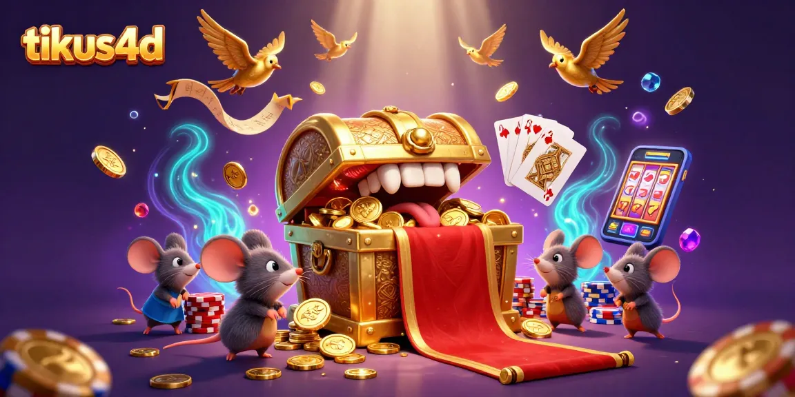 Spin the reels with tikus4d's immersive treasure-filled casino experience, promising endless riches.