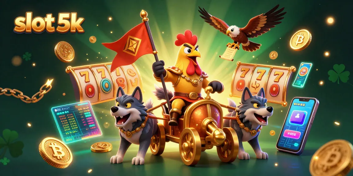 Experience thrilling action and winning potential with slot 5k in this vibrant casino scene.