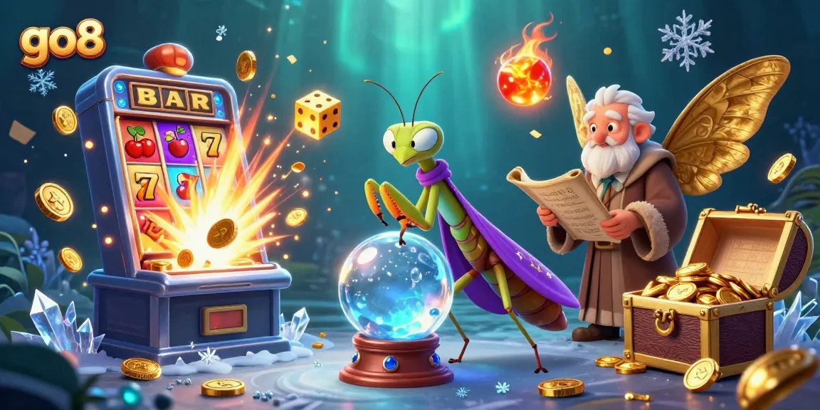 Experience exhilarating gaming action with go8's vibrant 3D slot machines and mystical characters.