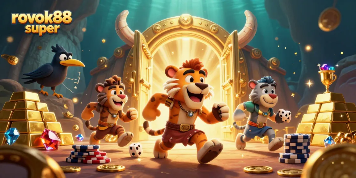 Experience thrilling gameplay with rokok88 super in a vibrant prehistoric casino scene.