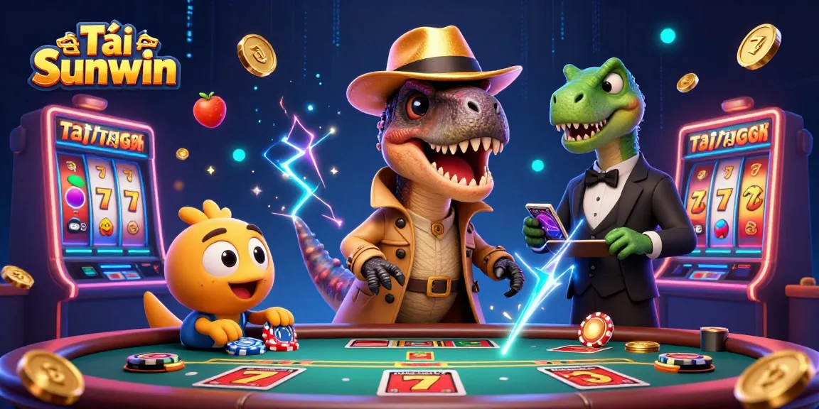 Tải Sunwin and experience thrilling slot games with a humorous dinosaur twist at the casino tables.