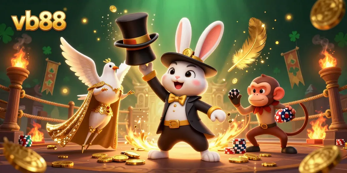 Play exciting games with vb88, experiencing the thrill of winning with dynamic casino elements.