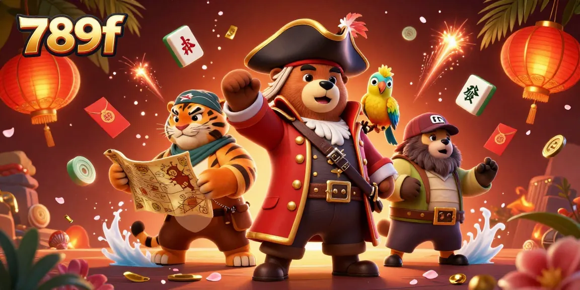 Experience the excitement of 789f with vibrant animated characters and casino elements.